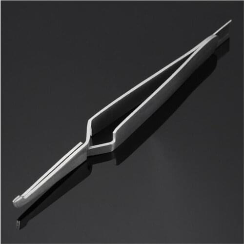 Dental Orthodontic Bracket Tweezers Holder Dentistry instrument Stainless Steel Serrated Tweezers Plier for Teeth Care Tools