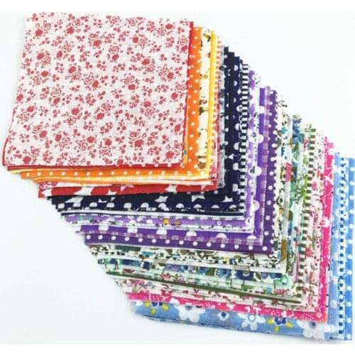 Tecidos 100% Cotton Fabric Charm Packs 30 Pcs/lot 10cmx10cm No Repeat Tissue Telas De Algodon Para Patchwork Randomly