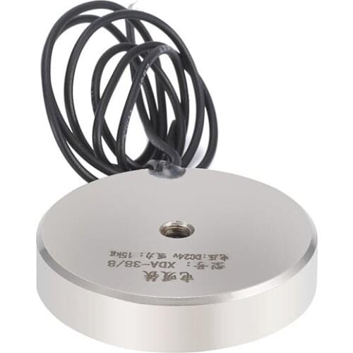 Suction cup type electromagnet 38/8 suction 15 kg voltage 12/24v can be customized waterproof