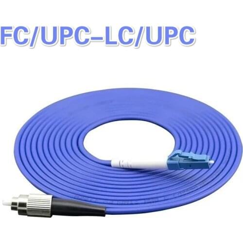 Armoured FC/UPC-LC/UPC 5PCS SM Fiber Optic Patch Cord Jumper 3.0mm Fibra Optica FTTH Single Mode