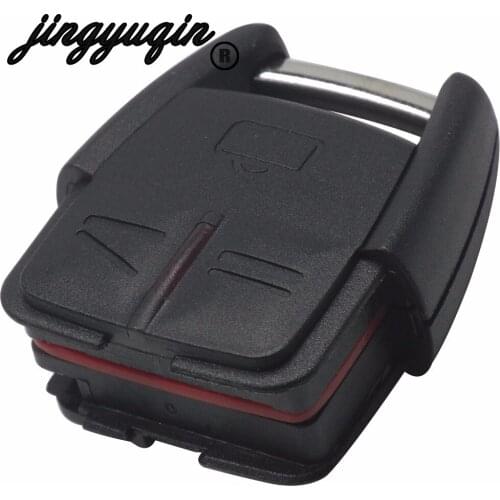 Jingyuqin Car Key Case Shell for Vauxhall Opel Frontera Omega 3 Buttons No Chip Car Key Case Flip Fob Remote Car Cover
