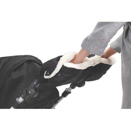 Baby stroller thermal gloves baby car waterproof anti-freeze pram hand muff warm glove winter stroller accessories