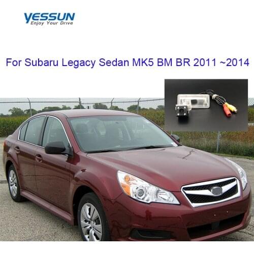Rear View Camera For Subaru Legacy Sedan MK5 BM BR 2011 2012 2013 2014 Night Vision Reverse Camera license plate camera