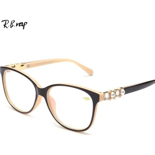 Anti-Radiation Computer Glasses Diamond Optical Frame Anti Blue Rays Men Women Butterfly Eyeglasses Frame Unisex Glasses 2649