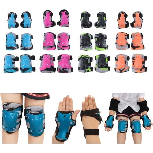 Boys Girls Kids Skate Cycling Bike Safety Knee Elbow Pad Set Multi Sports Protective Gear