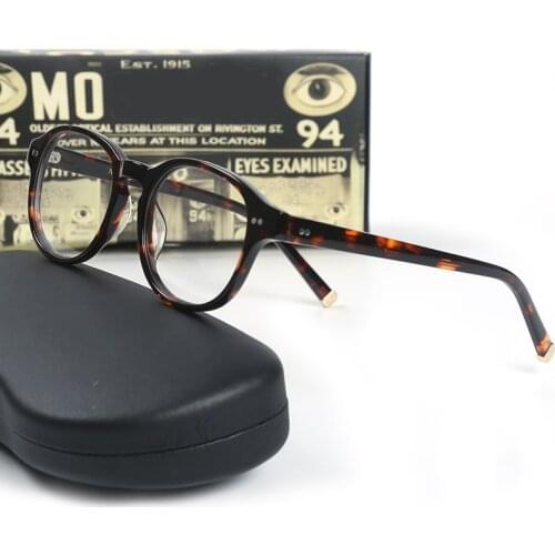 Eyeglasses Frame Men Women With Computer Optical Retro Johnny Depp arthur Acetate Glasses Spectacle Frame Clear Lens