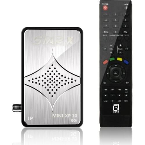 GOTIT MINI XP10 DVB-S2 Satellite TV Receiver with 4-Digit LED Display 2G 8G Flash PVR Function cccam Supported 1080P 4K Decoder