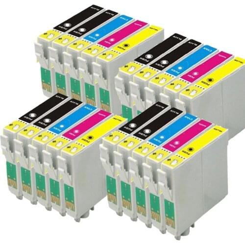 20x 71 T0711-T0714 T0715 compatible ink cartridge For EPSON Stylus SX215/SX218/SX400/SX405/SX405WiFi/SX410/SX415/SX510 printer