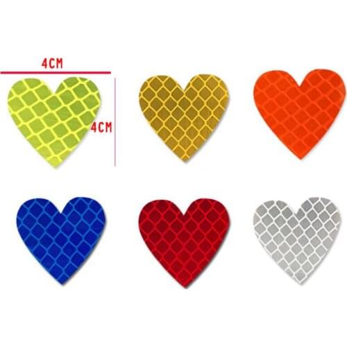 Auto Exterior Universal Safety Warning Mark Reflective Tape Motorcycle Bike Helmet Super crystal lattice reflective Car Stickers