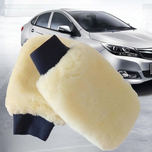 Car Cleaning Mitt Microfiber Plush Wash MittenWax Detailing Brush Microfiber Plush Car Wash Washing Glove Cleaning Tools