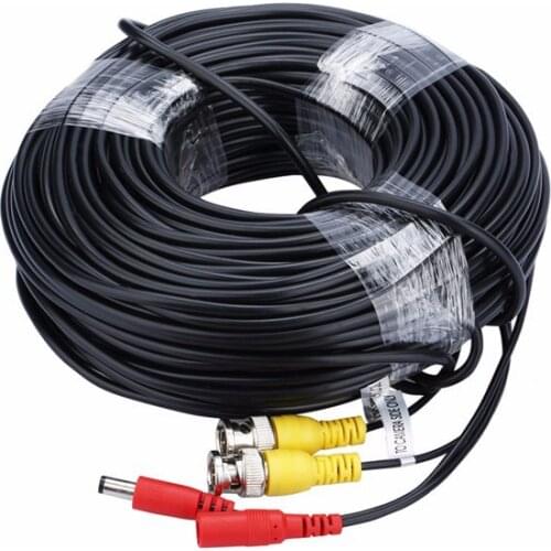 CCTV DVR Camera Recorder system Video Cable DC Power Security Surveillance BNC Cable 5~50M