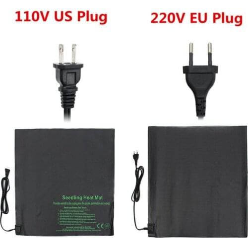 52X52cm PVC Waterproof Seedling Heat Mat Plant Seed Germination Mat For Propagation Cloning Starting Garden Tools 110V/220V