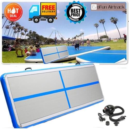 Top Quality Blue 4x1x0.2m Pink Inflatable Air Track Inflatable Tumble Track Inflatable AirTrack For Sale Cheap Price