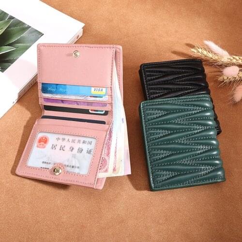 2021 New Arrival Genuine Leather Coin Purse for Women Dropshipping Fashion Sheepskin Mini Wallet Ladies Slim Card Holder Wallets