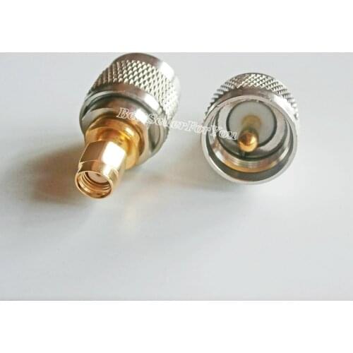 1Pcs RP SMA Male RPSMA Plug to UHF Male PL-259 PL259 Jumper RF adapter connector Radio