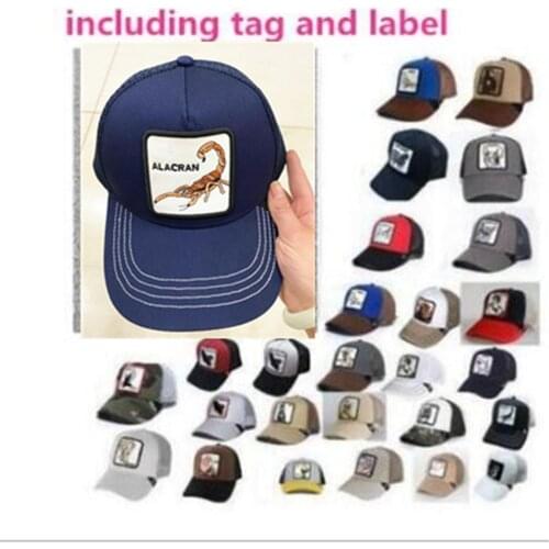 Goorin wolf New Baseball Cap Animal Embroidery Anime Cute Embroidery Summer Mesh Mens Ms. Outdoor Sunshade Truck Driver hats