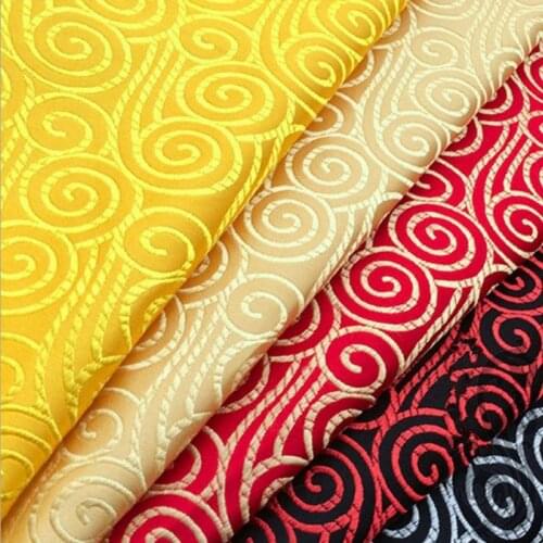 CF33 1 Yard Chinese Traditional Silk Brocade Fabric Cheongsam Clothing Costume Han Chinese Cos Kimono Dress Silk Stain Fabric