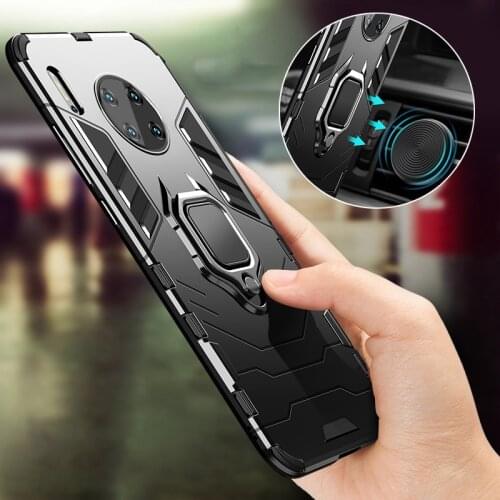 Finger Ring Holder Cover Phone Case For Huawei Mate 30 20 Pro 20X P20 P30 Lite Nova 3 3i Honor 20 10 Lite 8X 9X 10i Coque