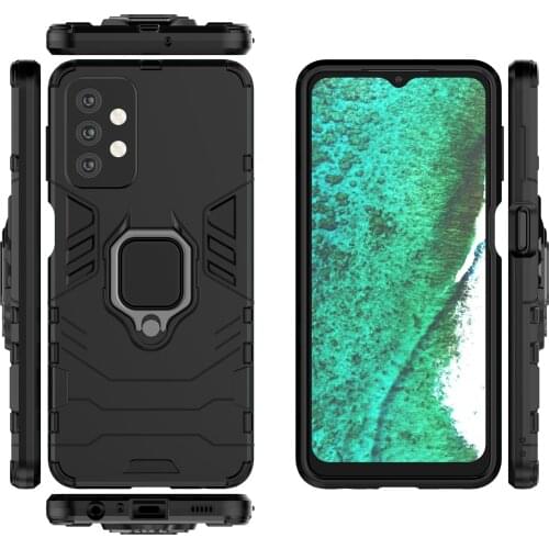 For Samsung Galaxy A12 A32 A42 A52 A72 S21 S20 Ultra Plus S20 FE Case Magnetic Fundas Ring Holder Protector Armor Bumper