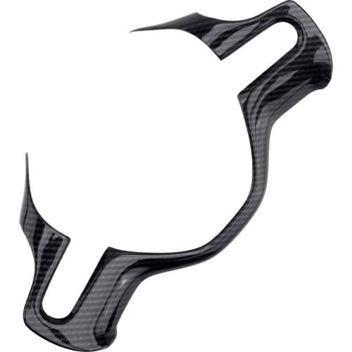 Black Car Inner Steering Wheel Strip Cover Trim Frame Decor Fit For Honda Civic 8th 2006 2007 2008 2009 2010 2011 Accessories