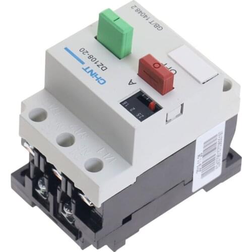 CHNT DZ108-20/211 1.6A(1-1.6A) Motor protection Motor switch Circuit breaker 3VE1