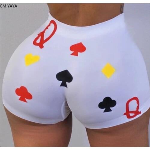 Женские шорты с высокой талией CM.YAYA China At AliExpress