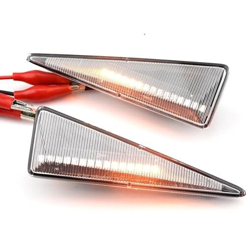 Dynamic LED Streamer Turn Signal Side Marker Lamp Car Light For Renault MK4 Vel Satis Wind Avantime Megane 2 Scenic 2 Espace 4