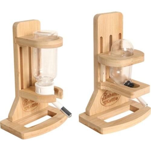 Hamster Vertical Water Dispenser Bracket With True Hollow Pot (excluding Kettle)Dog Guinea Pig Squirrel Rabbit Drinking Feeder