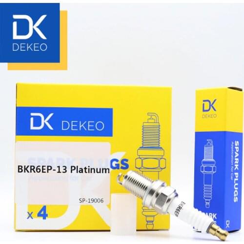 Dekeo Iridium Spark Plug For TOYOTA Avensis 7A-FE Carina E 4A-FE 7A-FE 4A-FE 7A-FE Corona 4A-FE 7A-FE BKR6EP-13 4PCS