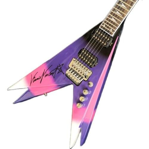 Classic production of irregular 6 - string electric guitar, a variety of color custom