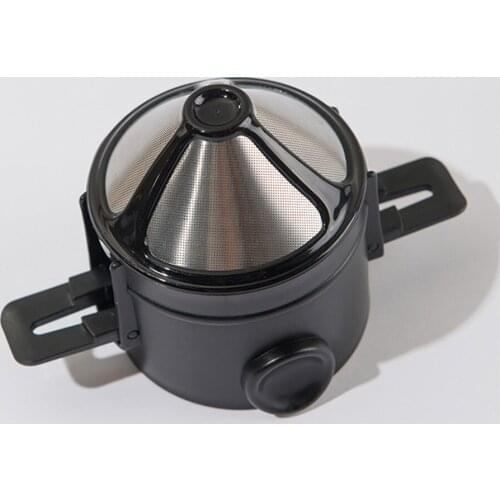 Foldable Reusable Coffee Filter Coffee Maker Mesh Holder Stainless Steel Machine for Household Kitchen Coffee Decoration