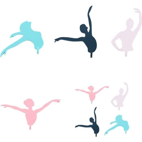 Creative Ballet Dancer Hanger Wall Hanging Hook Holder Strong Seamless Sticking Decorative Wash Cloth Towel Hooks