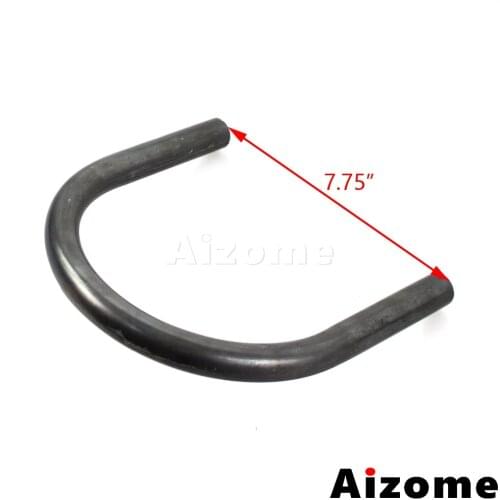 Cafe Racer 7.75" Flat Tail Loop For Honda Yamaha Suzuki CB XS GS 550 650 750 850 Tracker End 7/8" Tube Rear Seat Frame Hoop