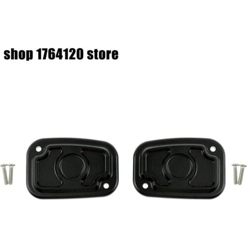Motorcycle Brake Master Cylinder Cover Left/Right Sides For Harley Touring FLHT FLHR FLHX 08-17 TRIKE 09-13 V-Rod 2006-17