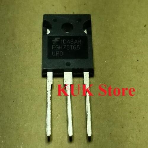 Real Original 100% NEW FGH75T65 UPD FGH75T65UPD TO-247 50PCS/LOT