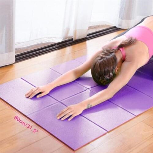 Portable Foldable PVC Yoga Mats Anti-slip Blanket Gymnastic Sport Health Lose Weight Fitness Exercise Yoga Mat