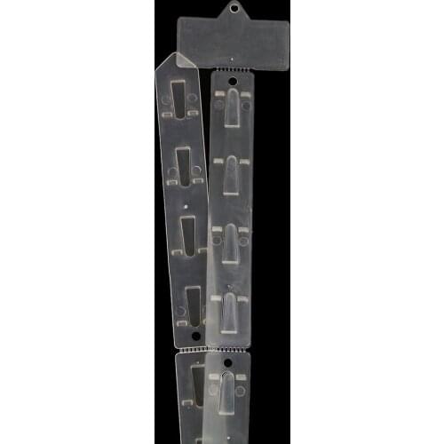 Plastic hook merchant hanging plastic Shelf mounting snack hook strips