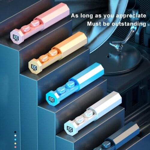 TWS True Wireles Bluetooth Headphone with Mic Waterproof Sports Earphone Mini Earbud Game entertainment for Xiaomi Huawei Iphone