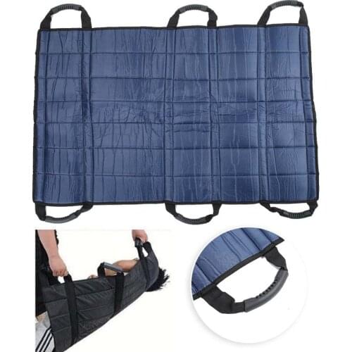 Positioning Bed Sheet with 6 handles for Patient Turning Transferring Re-positioning Sling Seat Belt Pad For Old Man Reusable
