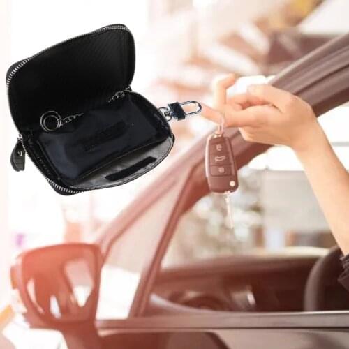 Anti-theft Car Key Fob Guard RFID Signal Shielding Blocker Security Box Signal Blocking Pouch Protector Shield