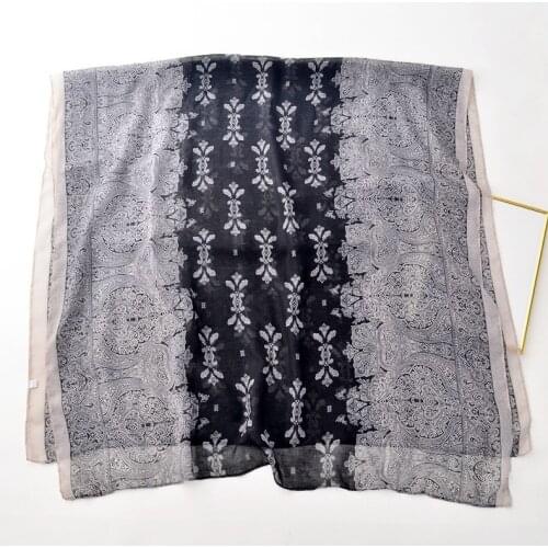 2020 Women Vintage Pattern Cotton Printed Pattern Scarf 10pcs/lot