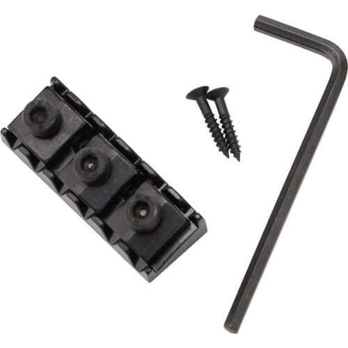 1Pcs 42mm and 43mm Guitar Metal String Lock Locking Nut for Electric Guitar Tremolo Double Lock System