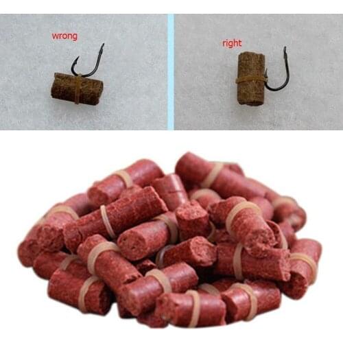 1 Pack Smell Grass Bait Fishing Smell Grass Carp Baits Coarse Fishing Lure Formula Insect Particle Rods 60~70pcs/pack
