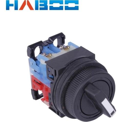 30mm FUJI Similar On-Off Rotary 2position/3position Selector Switch Auto-Reset Momentary 10A 600V