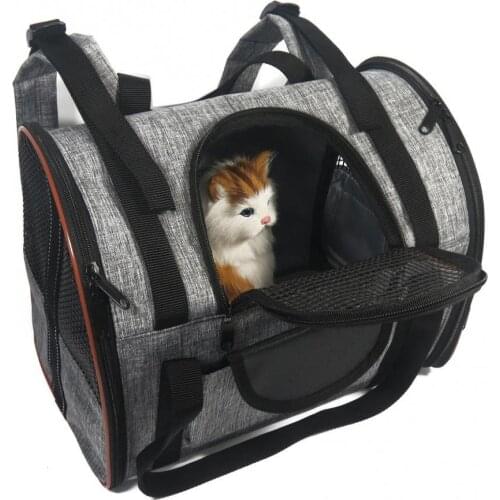 50% Dropshipping!Portable foldable and comfortable cat and dog backpack breathable pet outdoor travel bag