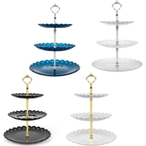 60%HOTCake Stand Three-layer Multi-purpose 4 Colors Cake Rack Stand for Wedding