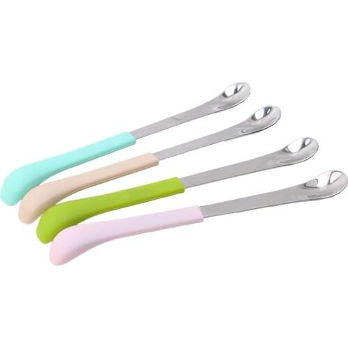 Baby spoons feeding dishes Tableware for children flatware cutlery colher spoon stainless steel soup ladle