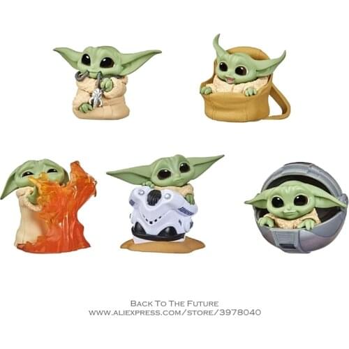 Disney Star Wars 4-6cm Toy Master Baby Yoda Darth PVC Action Figure Anime Figures Collection mini Toy model for children gift
