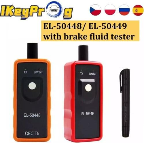 EL50448 TPMS Auto Tire Presure Monitor Sensor 50448+ 2IN1 TPMS for OPEL/G M TPMS Reset Tool EL-50449 EL-50448 OEC-T5 TPMS Opel