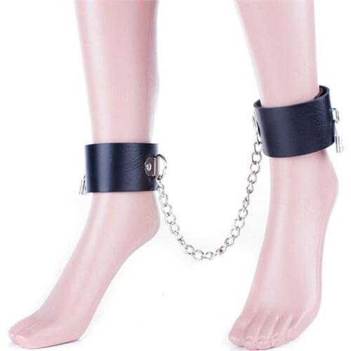 Footcuffs Leg Cuffs Adult Games Sex Slave Fetish Bondage Restraints Crazy Sex Game Ankle Cuffs Bdsm Sex Toy for Couples